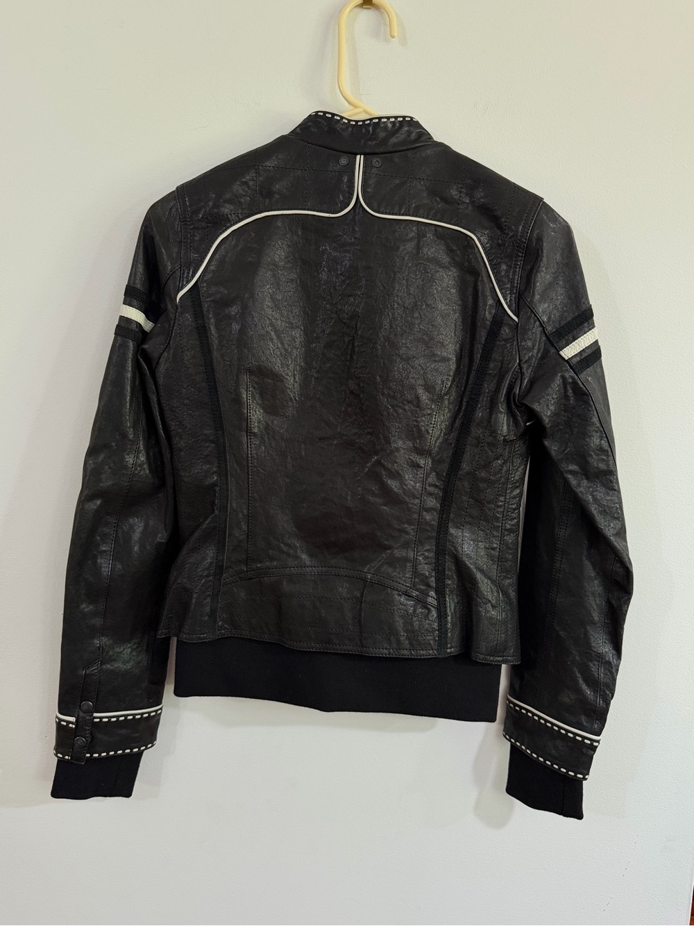 EXR Racing Motorcycle Leather Jacket Black Women’s XS Moto Embroidered - Picture 8 of 15